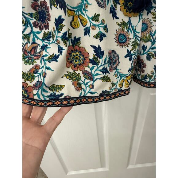 Blue Rain small short romper cold shoulder new embroidered tassels ($59 retail) - Picture 9 of 14